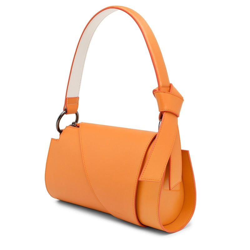 Saira Rolled Look Baguette Bag