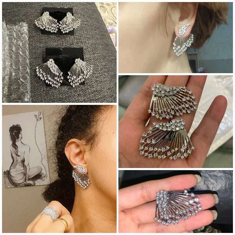 Alissa Firework Cubic Zirconia Earrings