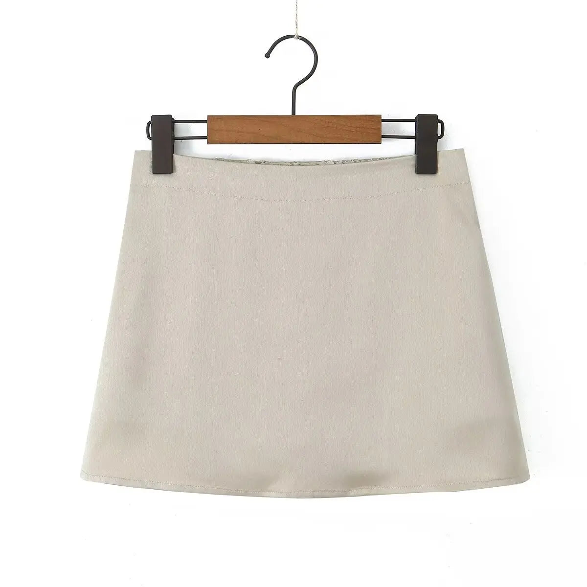 Tassha Boxer Satin Mini Skirts