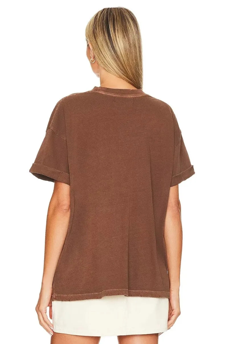 Bohemian Palm Beach Graphic Print T-Shirts
