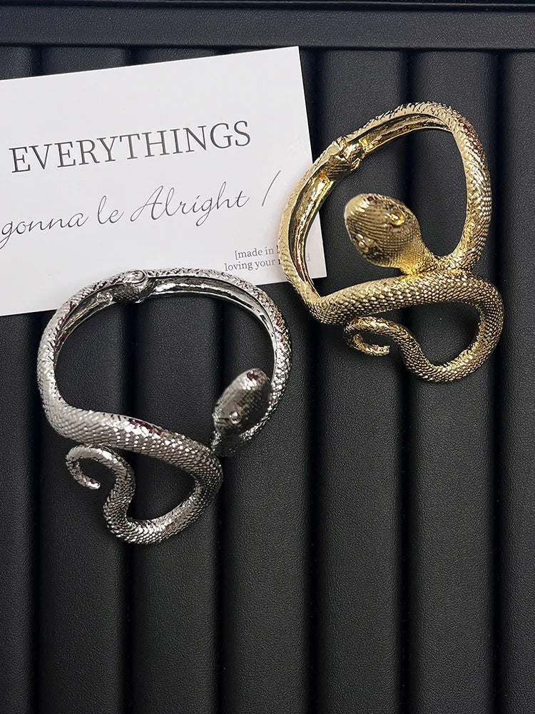 Kerttu Snake-Coil Cuff Bracelets
