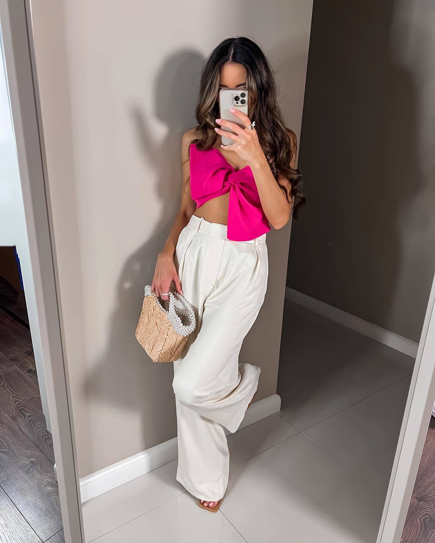 Chic Lady Crop Top Summer High Street Camis Tank Top Female Camisole