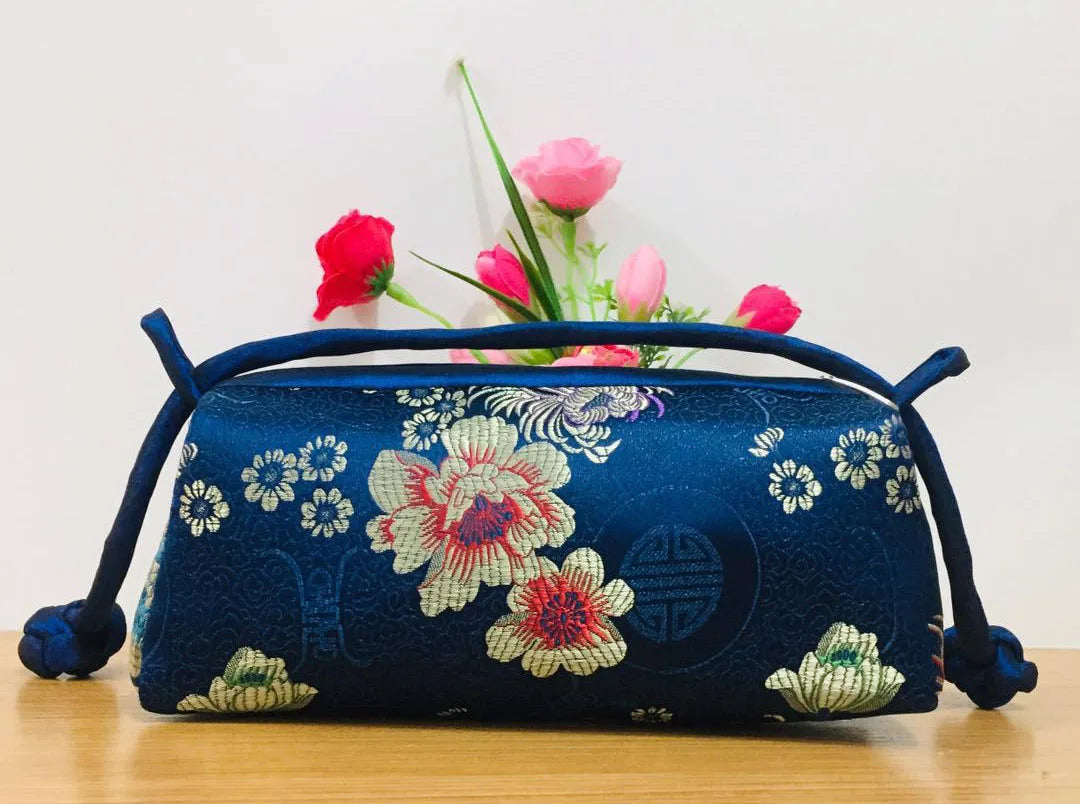 Kexin Silk Embroidery Cheongsam Mini Tote