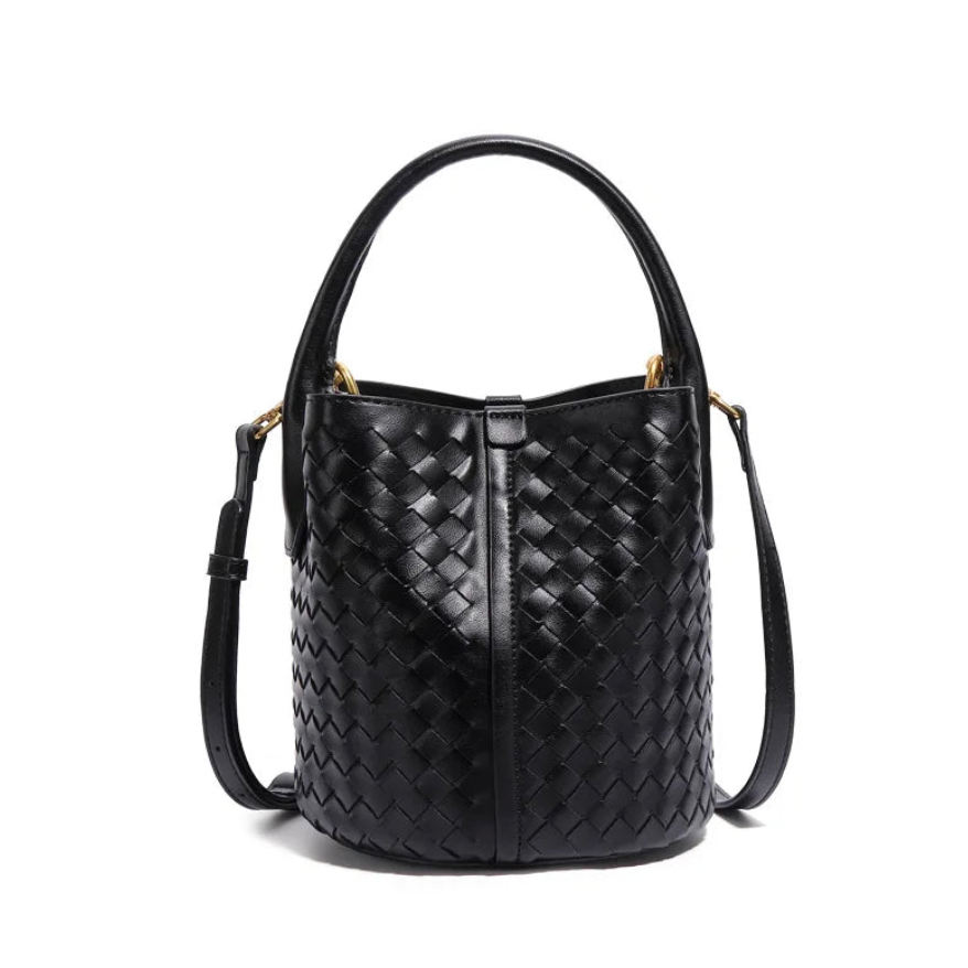 Sabine Woven Texture Bucket Totes