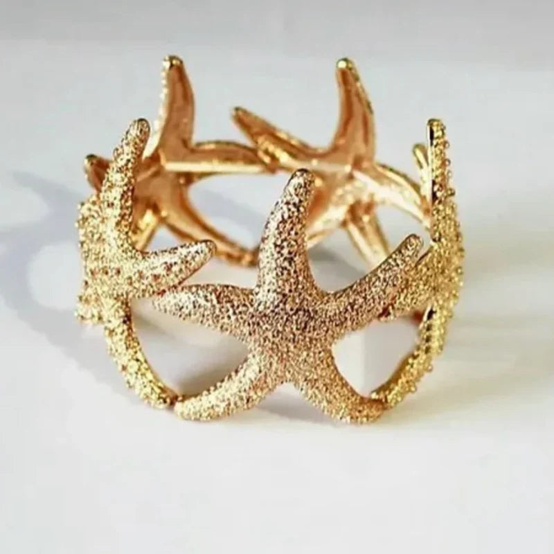 Nautical Starfish Bracelet, Rings, Necklaces and Hair Band