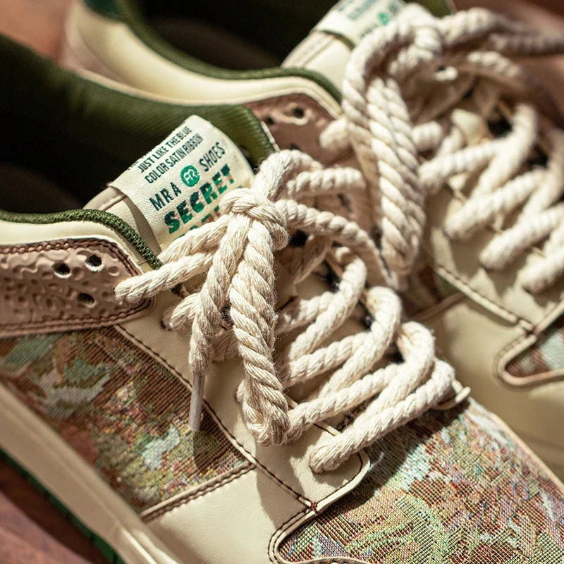 Billie Secret Forest Jacquard Unisex Sneakers