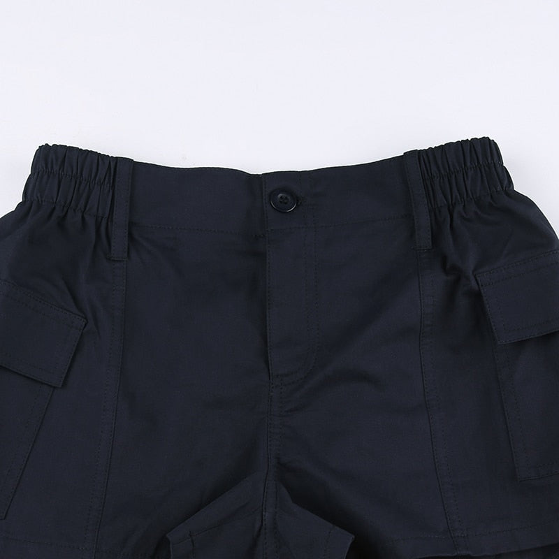 Low Waisted Shorts Harajuku Retro Basic Casual Sporty Bottom Biker