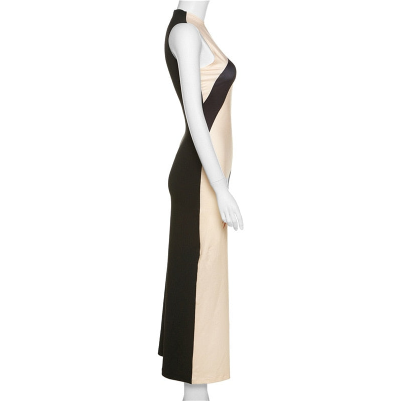 Selina Hands Print Tissue Maxi Dress