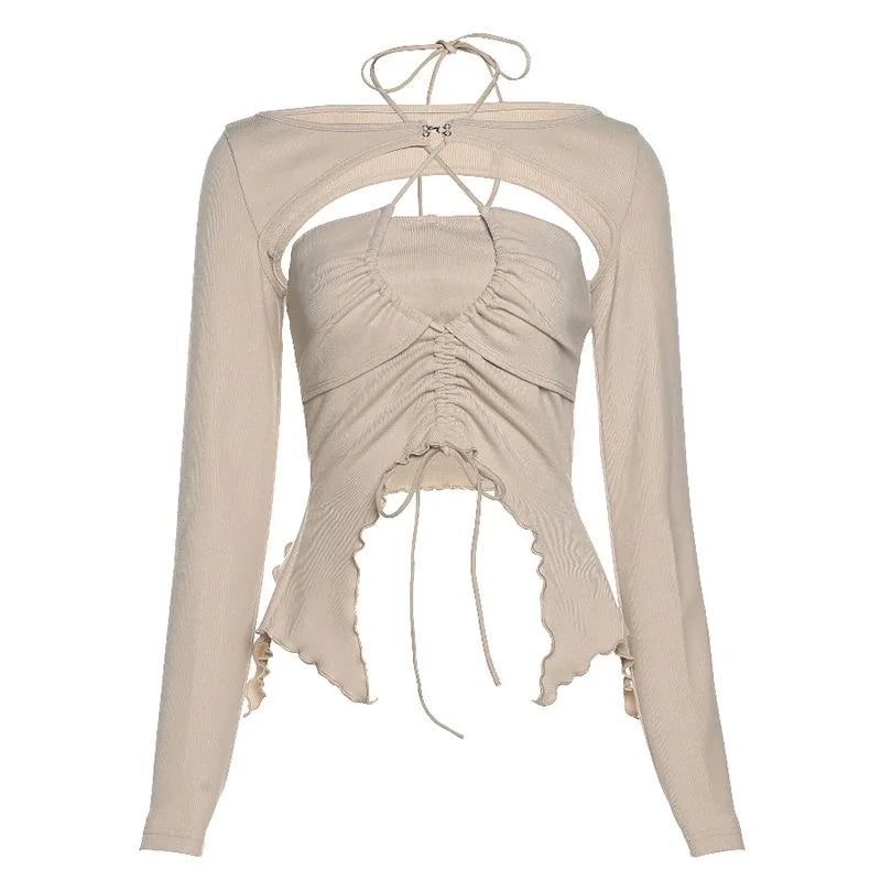 Vintage Long Sleeve Slim T-Shirt