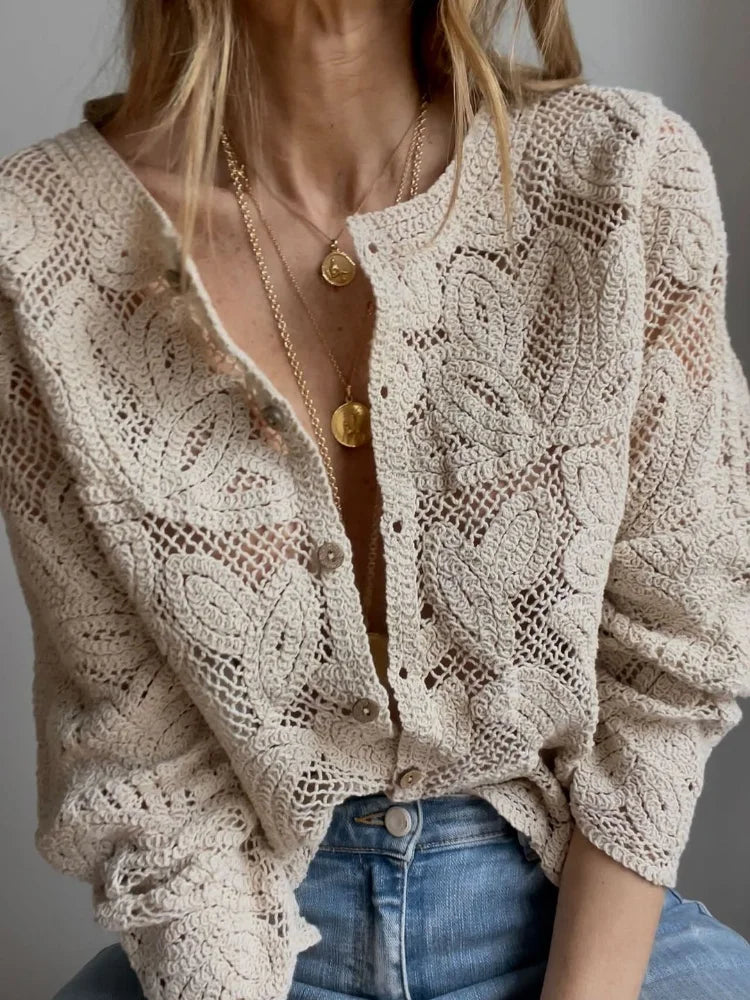 Branca Vintage Lace Blouse