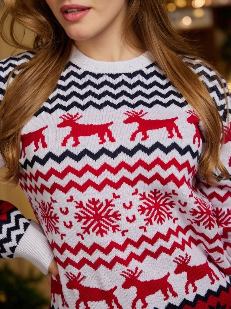 Couple Matching Sweaters Christmas Family Couples Jumpers Warm Thick Casual