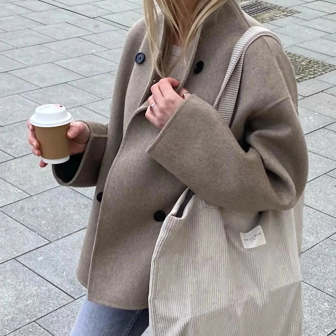 Shiela Cotton Woolen Jacket