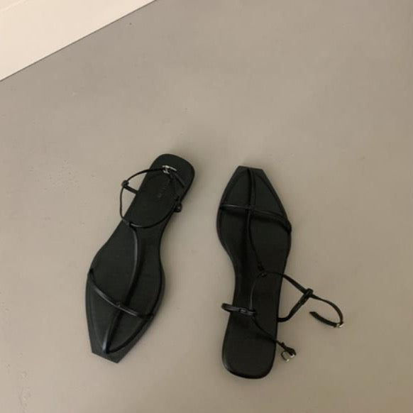 Shue Minimalist Strappy Flat Gladiator Sandals - 5 Colors