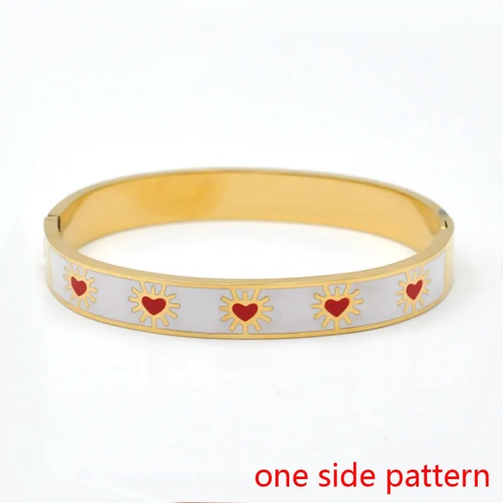Arıya Colorful Enamel Bangle Bracelets