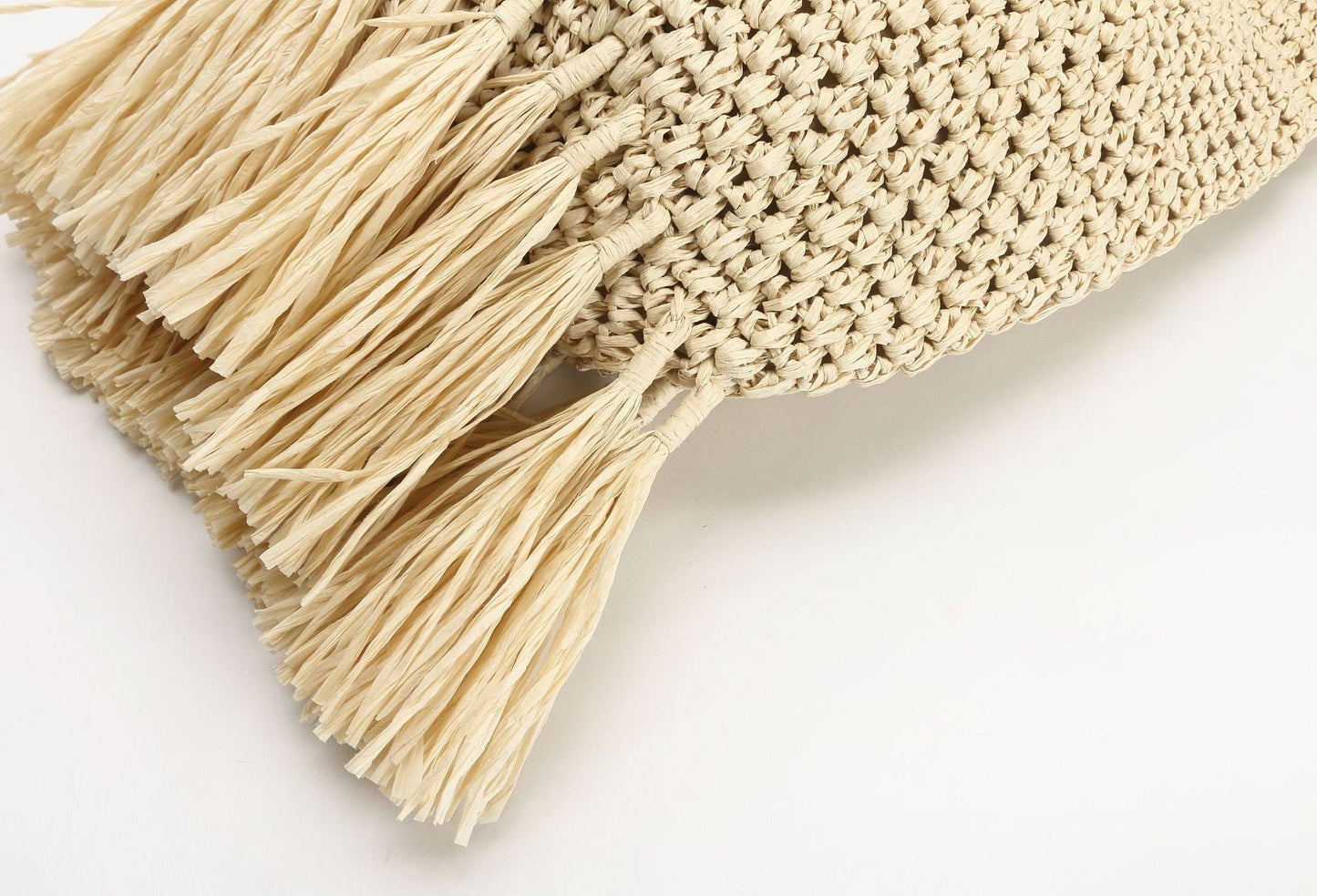 Taffe Bohemian Tassels Straw Hobo Bags - 2 Colors
