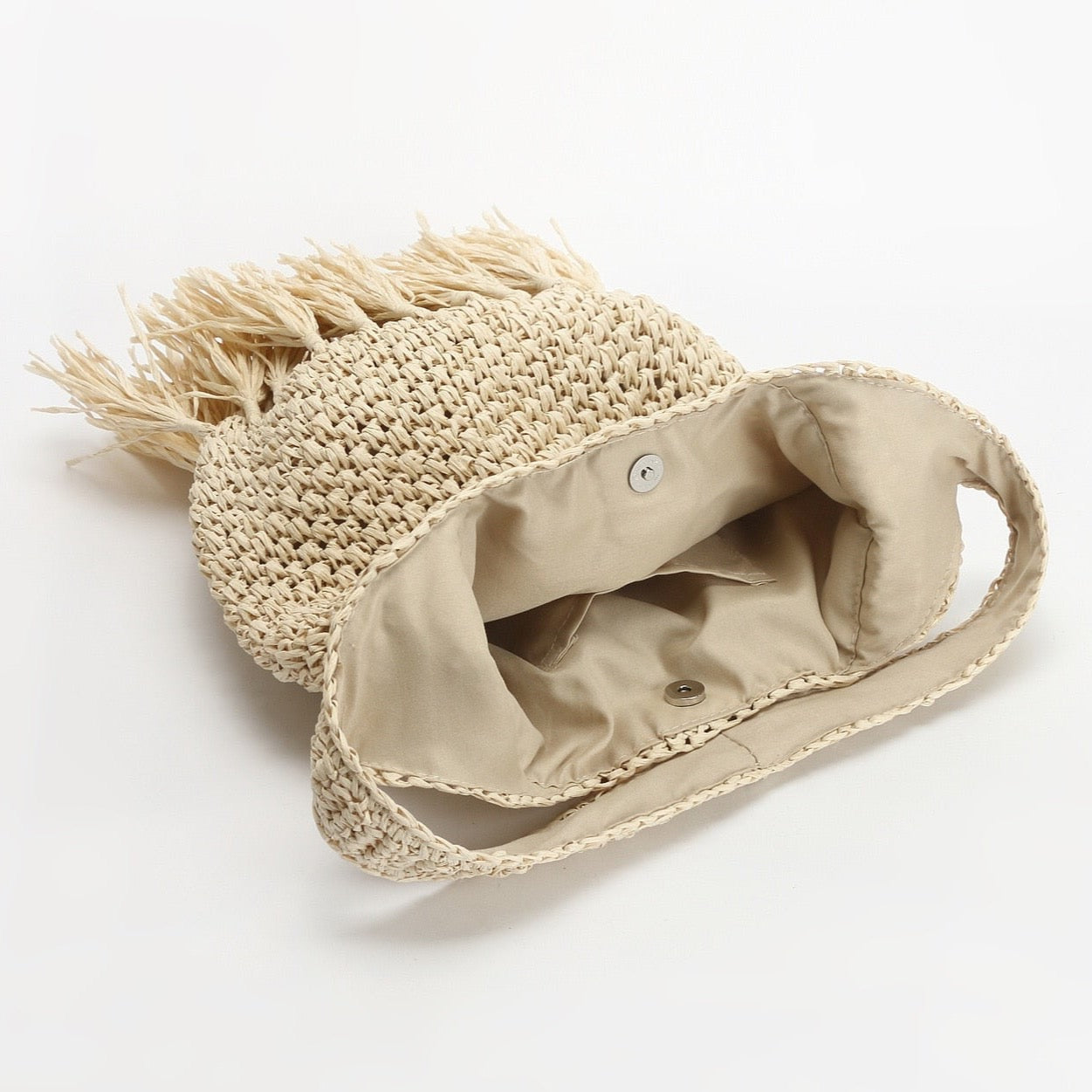 Taffe Bohemian Tassels Straw Hobo Bags - 2 Colors