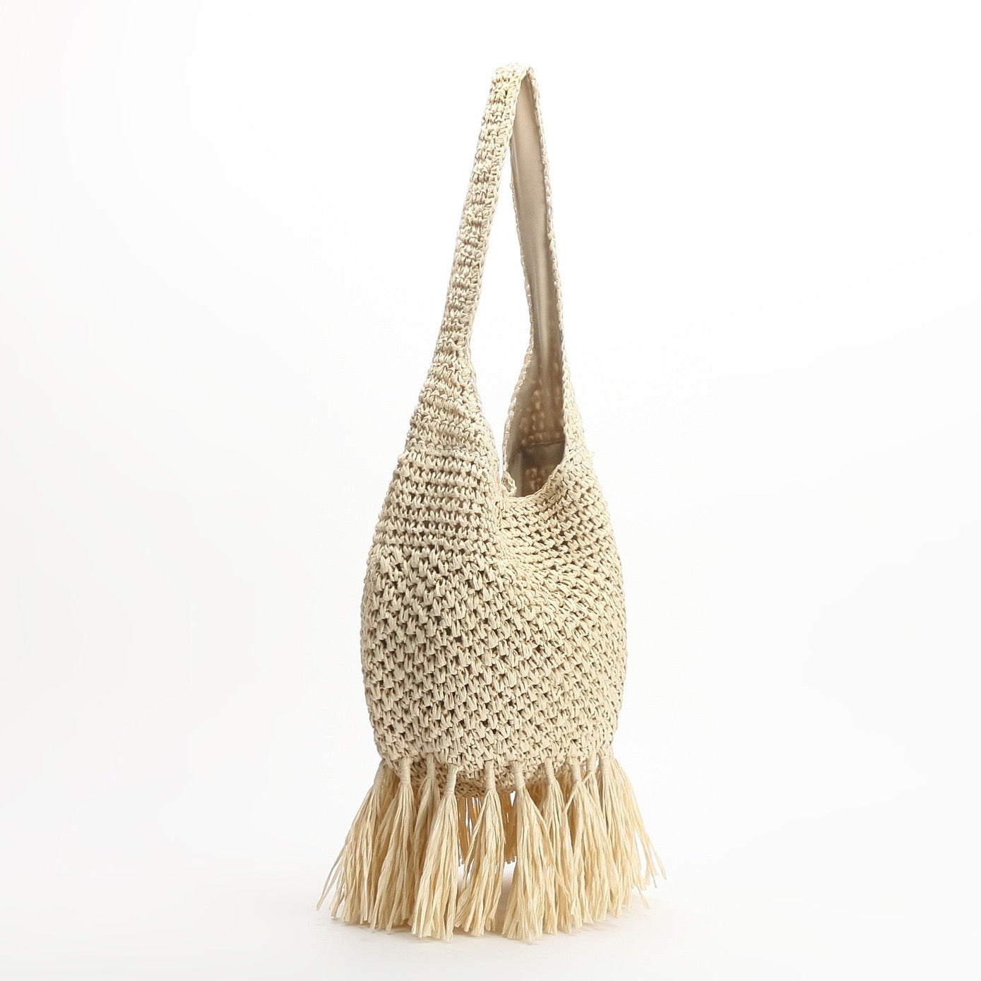 Taffe Bohemian Tassels Straw Hobo Bags - 2 Colors