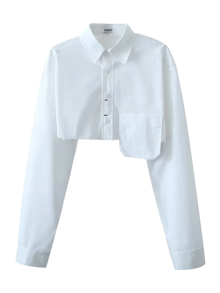 Ursla Cropped Bolero Shirts - 3 Colors