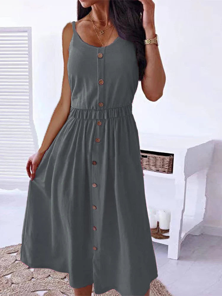 Vintage Boho Party Elegant Knitted Female Evening Midi Dress