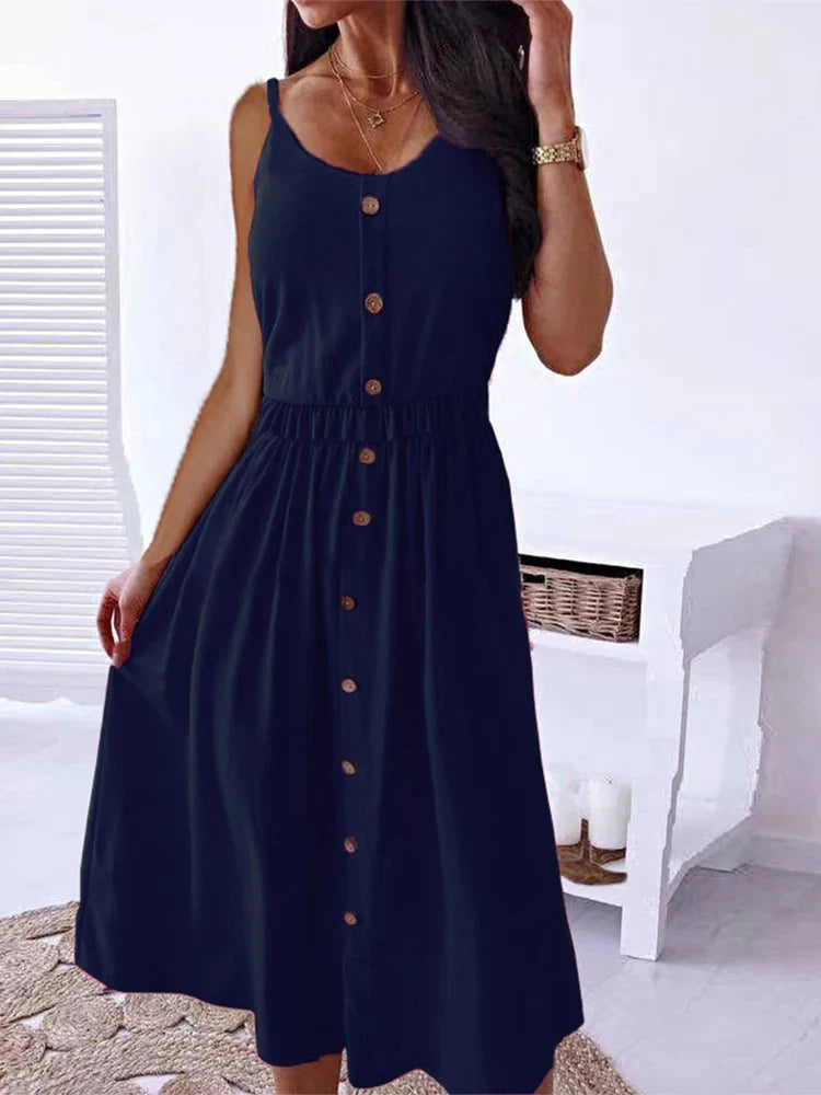 Vintage Boho Party Elegant Knitted Female Evening Midi Dress