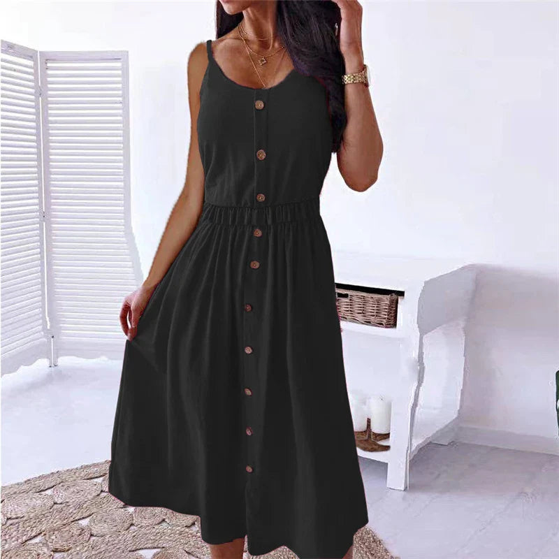 Vintage Boho Party Elegant Knitted Female Evening Midi Dress
