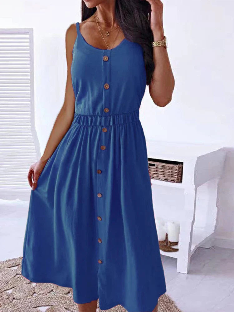 Vintage Boho Party Elegant Knitted Female Evening Midi Dress