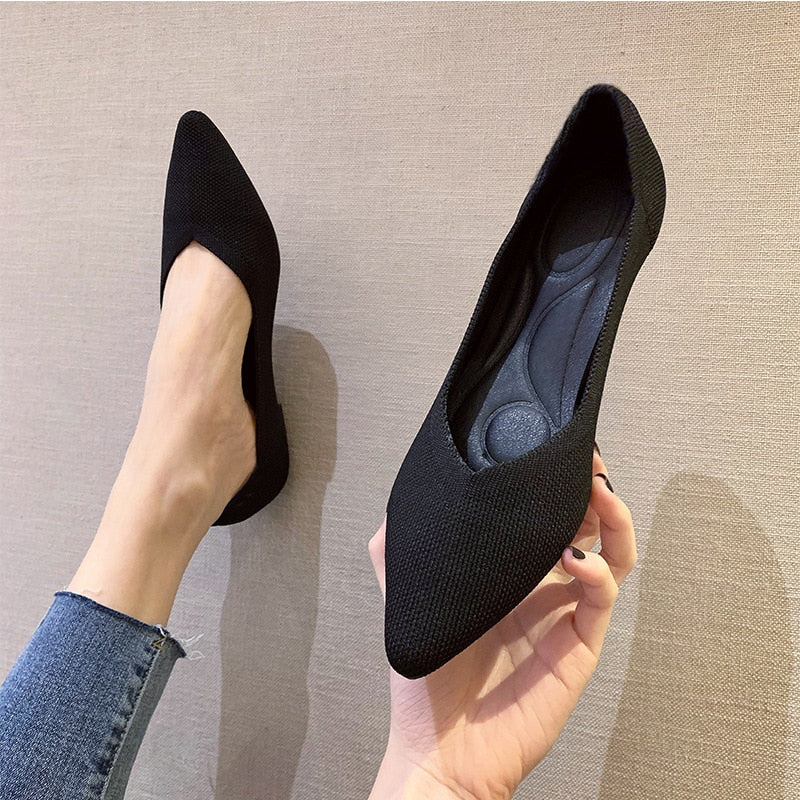 Wendy Solid Color Basic Flats