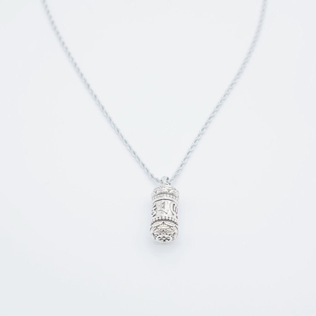 Six-Character Mantra Lotus Necklace
