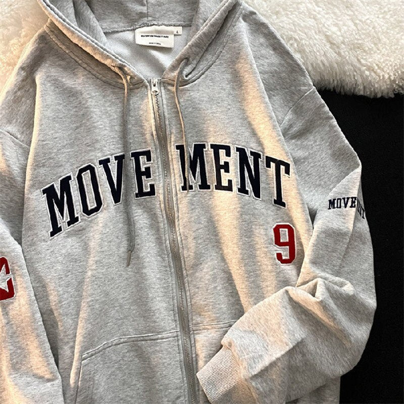 Korean Version Oversized Solid Color Hoodies