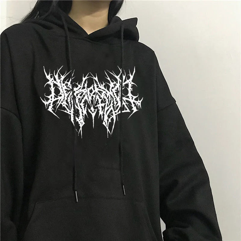 Hoodie Pullover Sweatshirt Autumn Cotton Hoodies Men Gothic Hip Hop Streetwear Oversize Winter Clothes Sweater Female Top