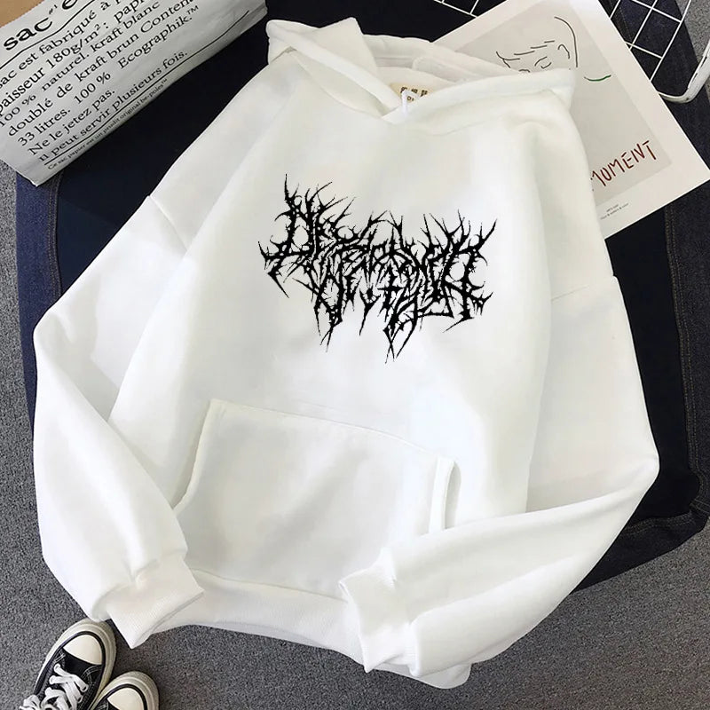 Hoodie Pullover Sweatshirt Autumn Cotton Hoodies Men Gothic Hip Hop Streetwear Oversize Winter Clothes Sweater Female Top