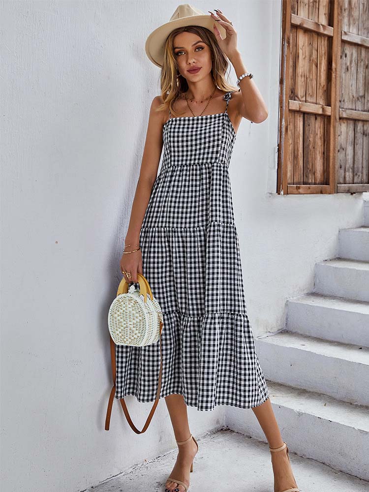 Vintage Dress Slash Neck Party Dresses