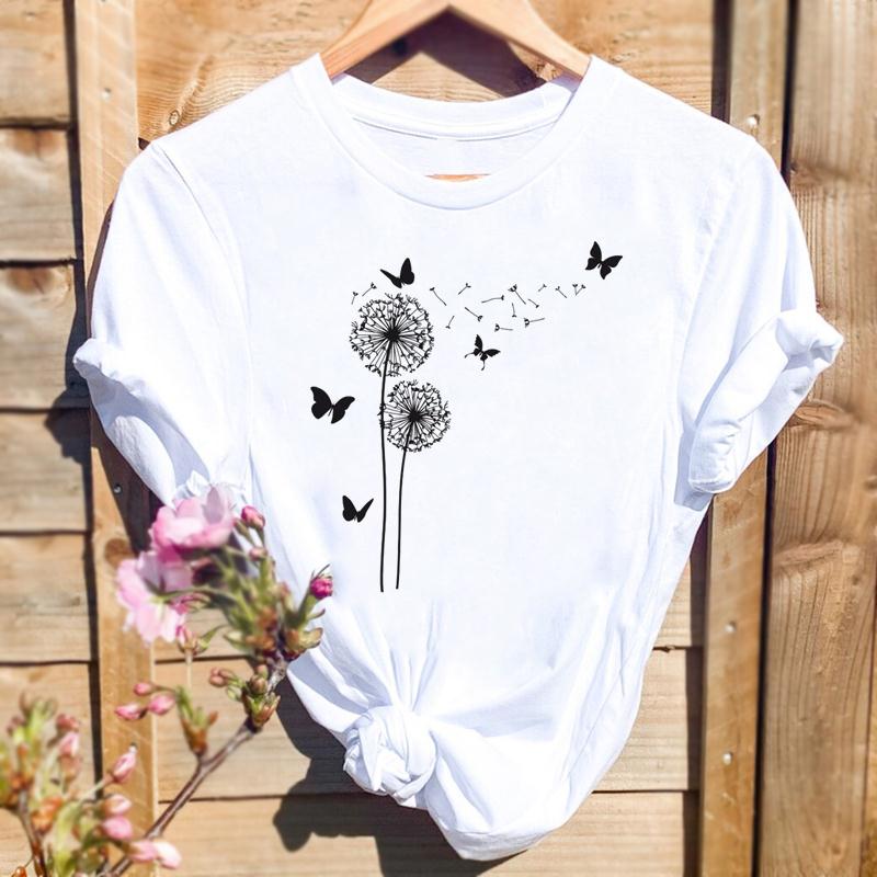 Watercolor Spring Butterfly Floral Flower Graphic