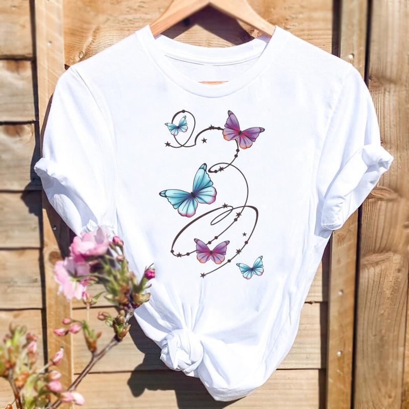 Watercolor Spring Butterfly Floral Flower Graphic