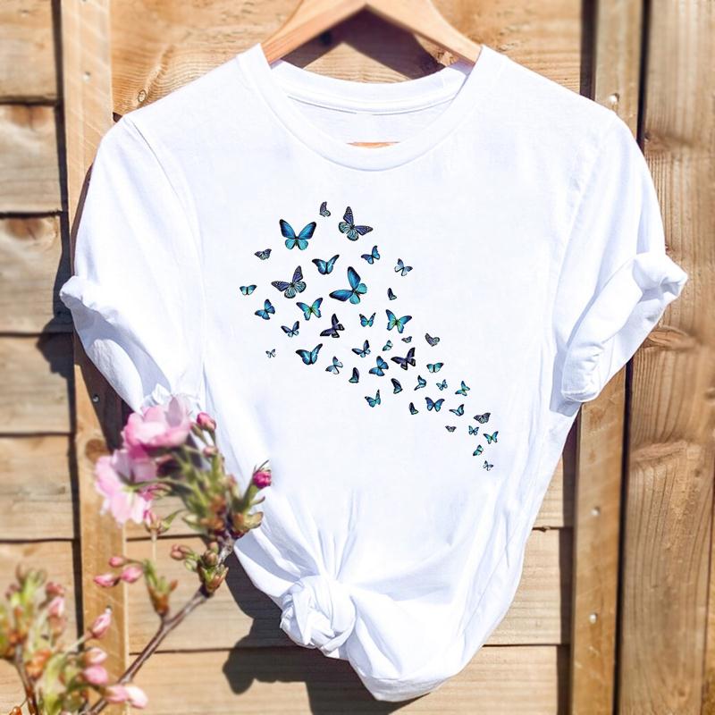 Watercolor Spring Butterfly Floral Flower Graphic