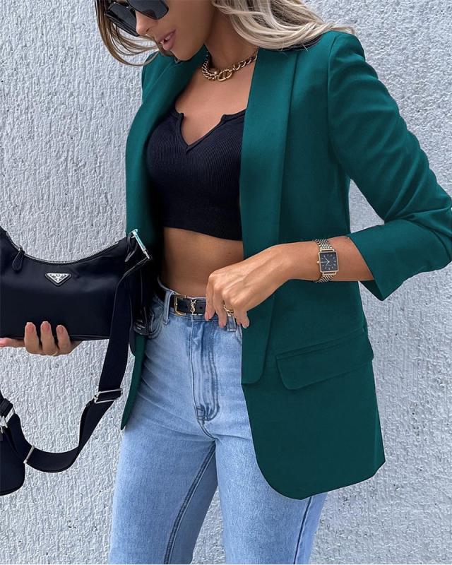 Red Black Elegant Fashion Blazers