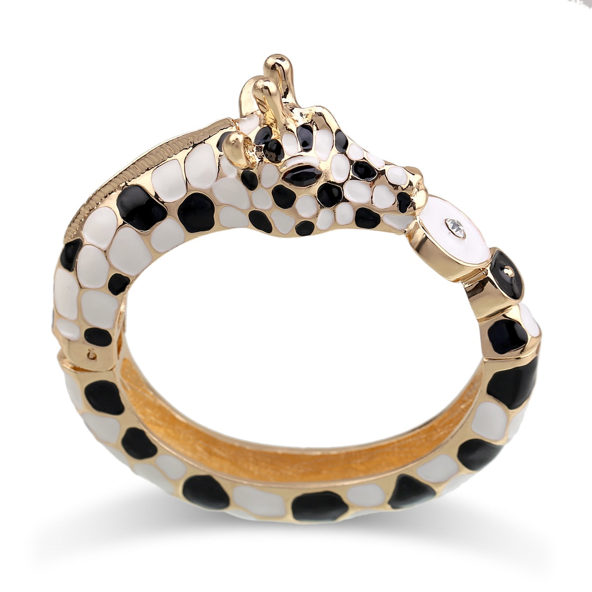 Zebra Enamel Bangle Bracelets - 11 Colors
