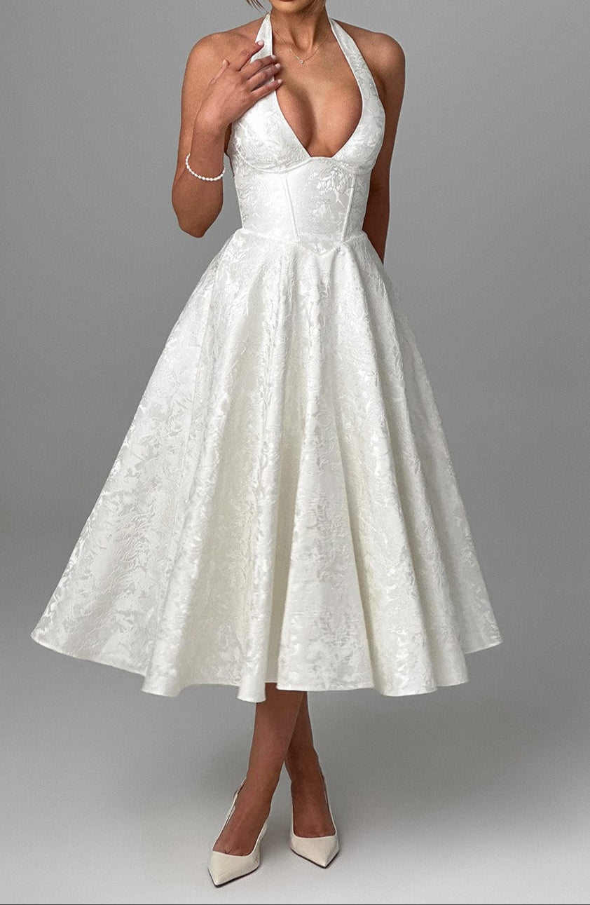 Patrizia Midi Dress - Ivory