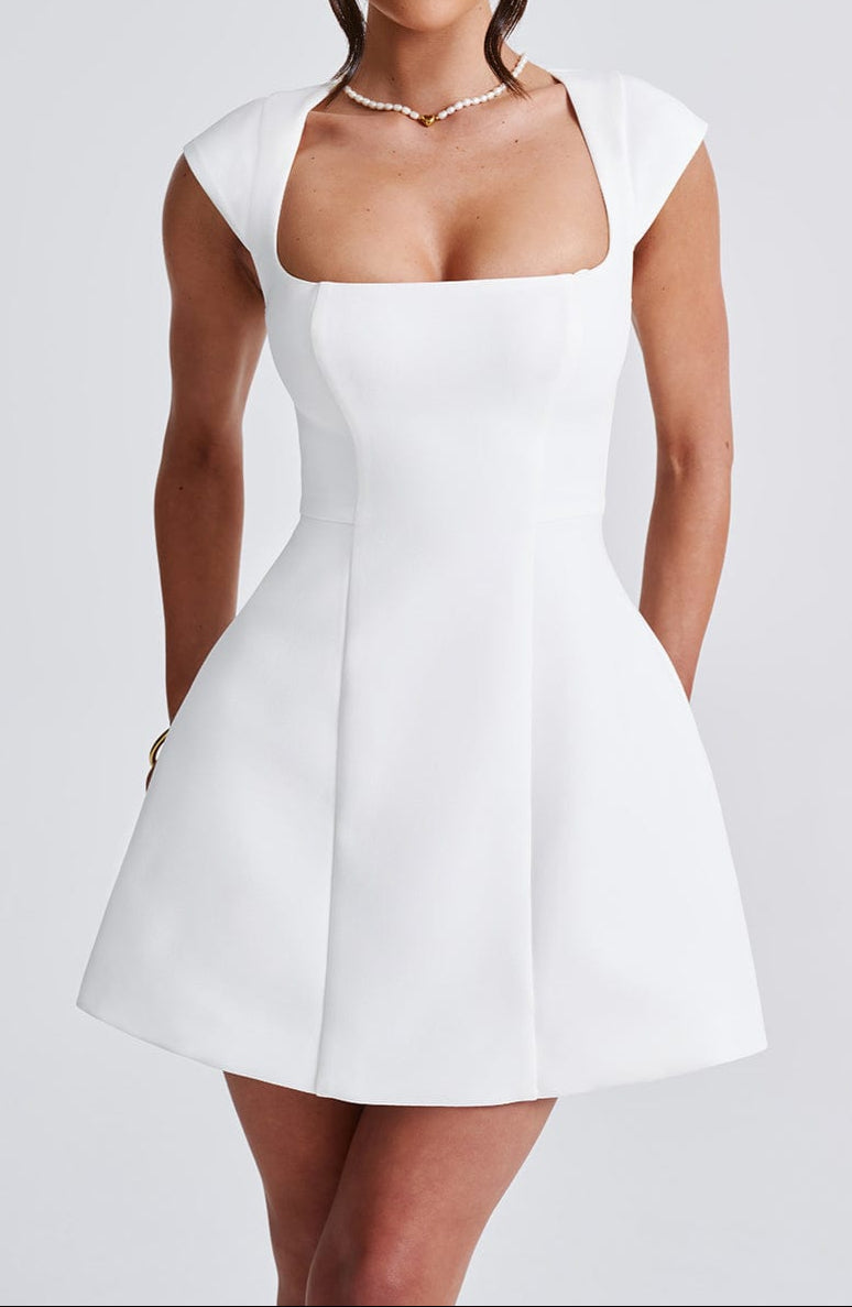 Valentina Mini Dress - Ivory
