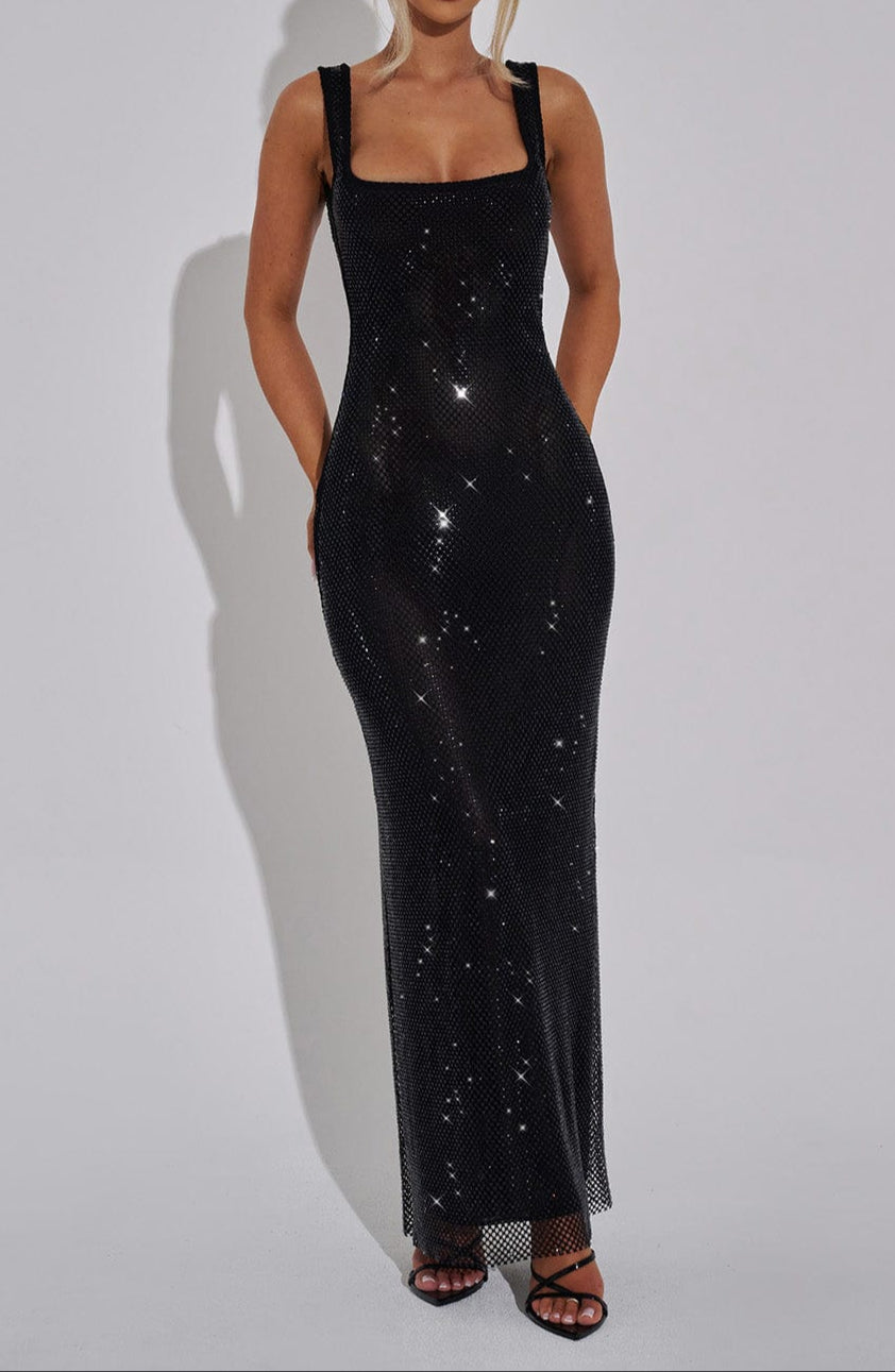 Victoria Maxi Dress - Black