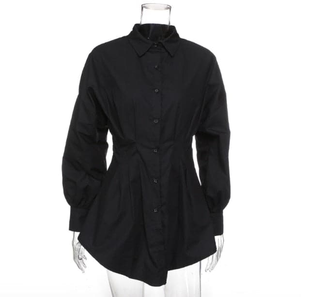 Long Sleeve Deep V Mini Beach Elegant Dress
