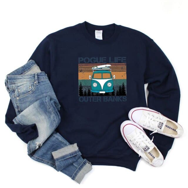 Pogue Life Pattern Vintage Carolina Retro Hoodies