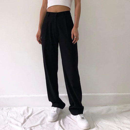 Fashion Straight Suit Pants