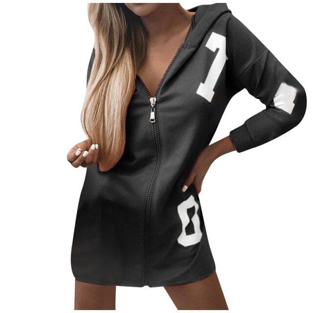 Streetwear Hoodies Y2K Aesthetic Winter ZIP UP Sweatshirt