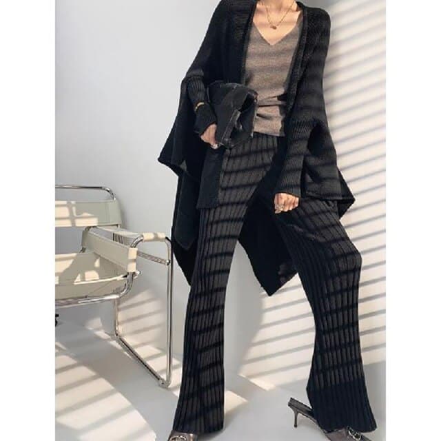 Casual Pants New Knitted Wide-leg Pants