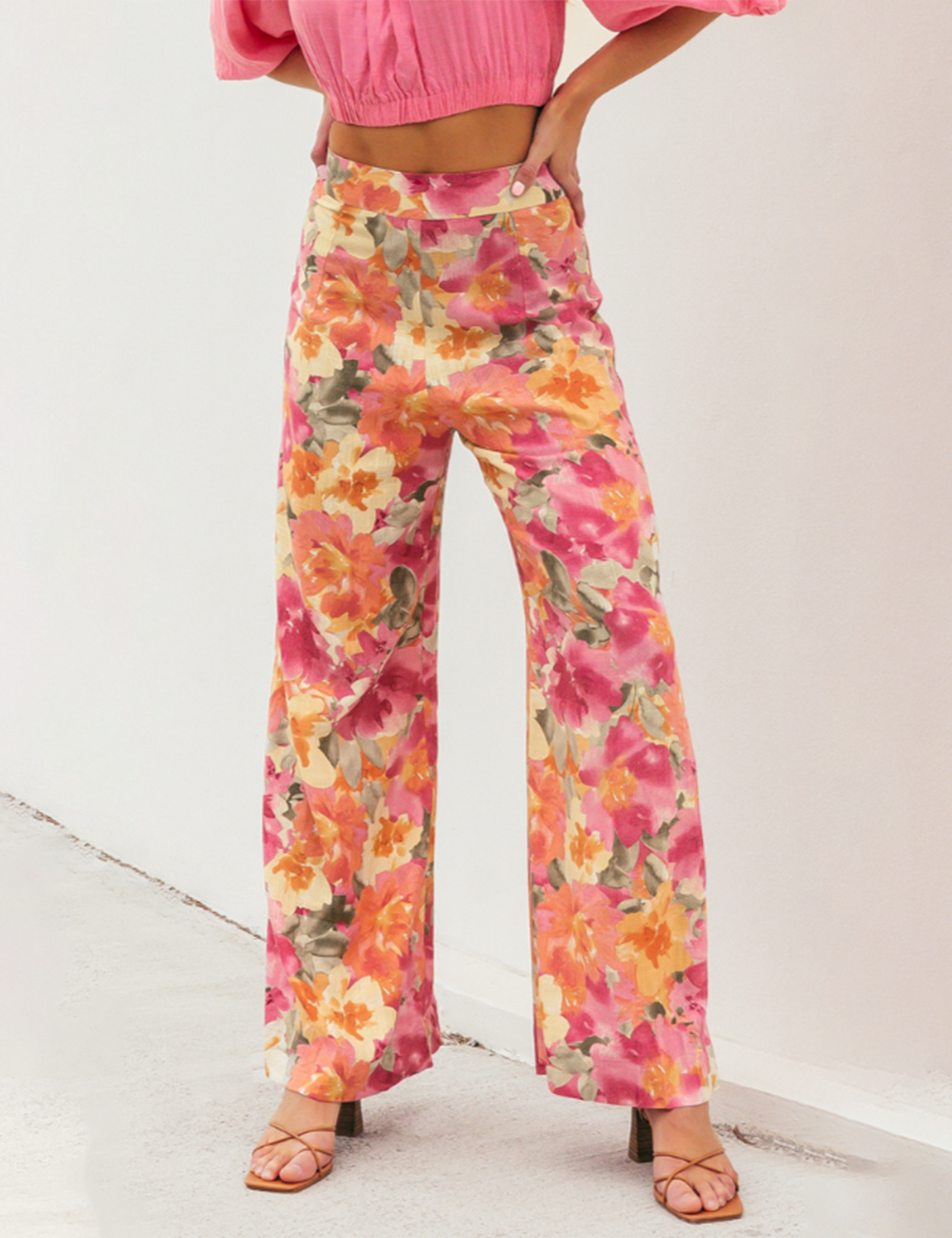 Tillie Wide Leg Pants �Alannah Print