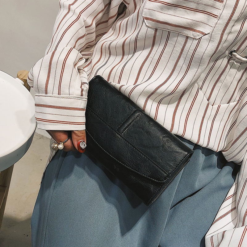 Long Trifold Clutch