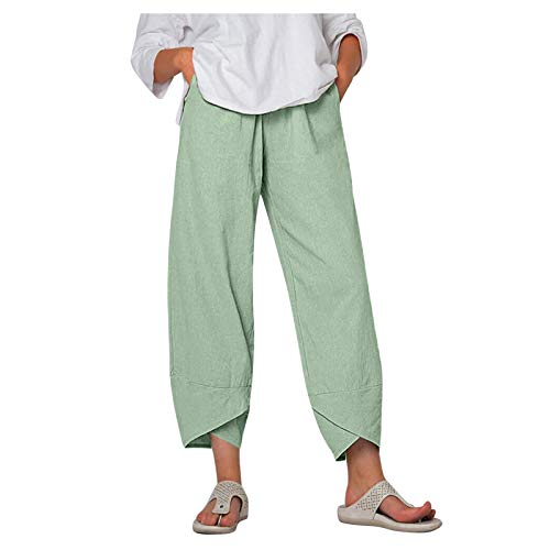 Palazzo Lounge Pants Wide Leg Printed Cropped Bottoms Baggy Trousers Sweatpants