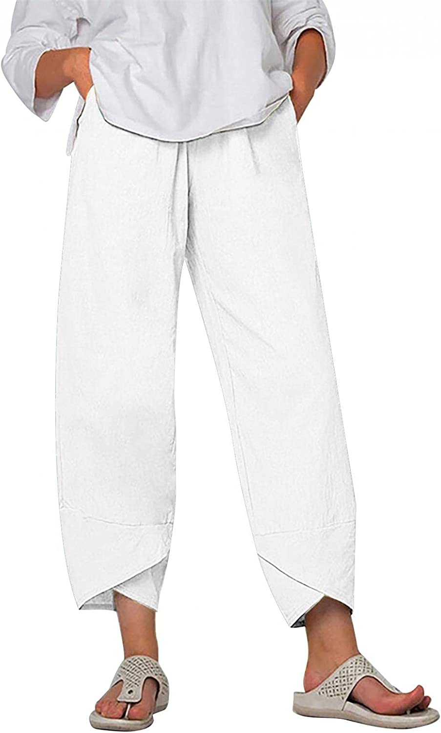 Palazzo Lounge Pants Wide Leg Printed Cropped Bottoms Baggy Trousers Sweatpants