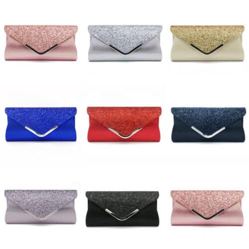 Glitter Evening Clutch Purse